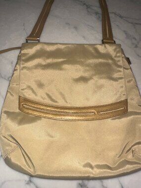 TUMI Women’s Beige Nylon Shoulder Bag